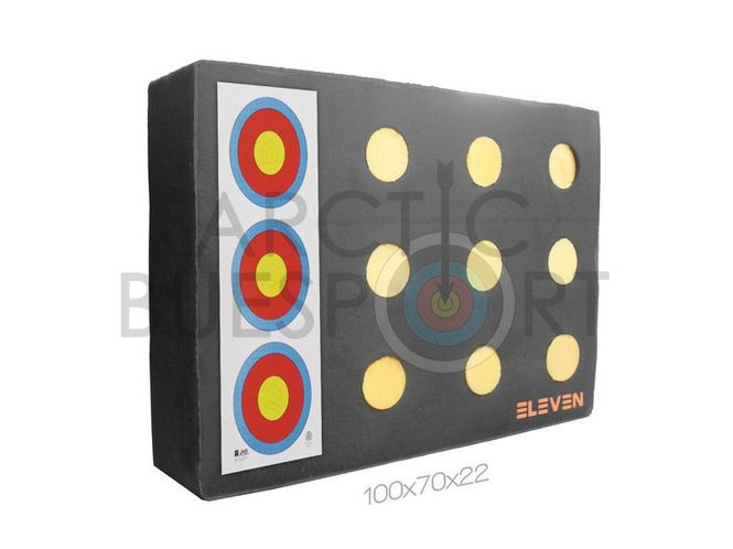 Hovedbilde Eleven Plus Target 70 x 100 x 20cm + 12x 9.5cm