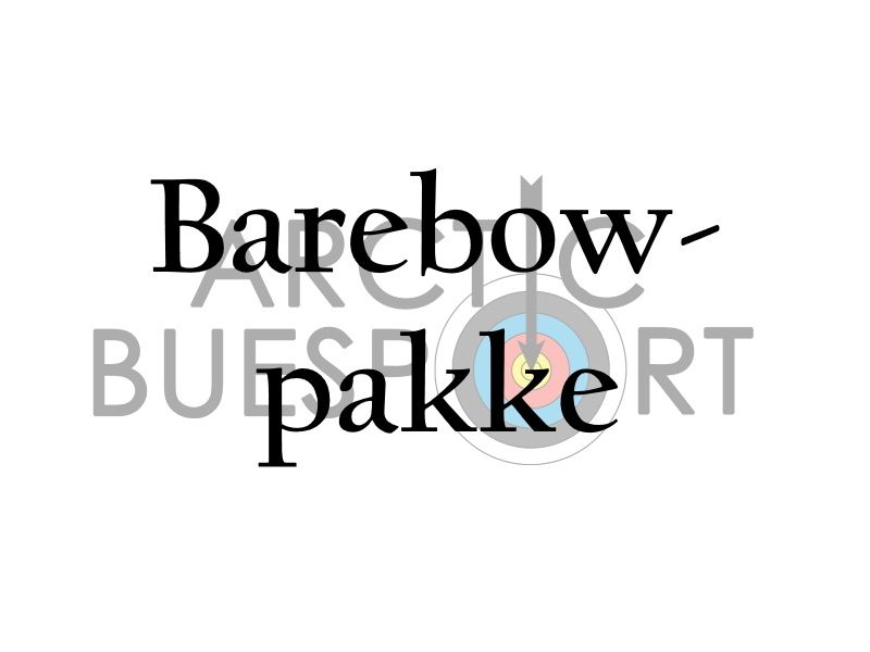 Barebow pakke
