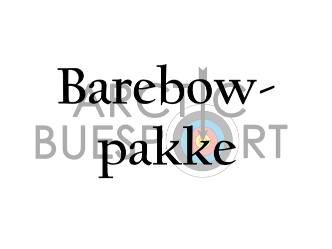 Hovedbilde Barebow pakke