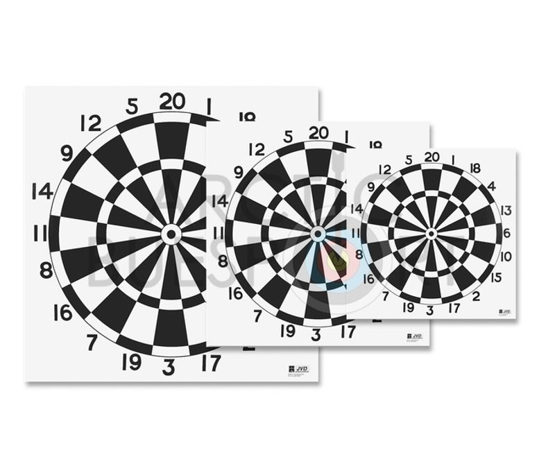 JVD Target Face Dart 80 cm (10 stk)